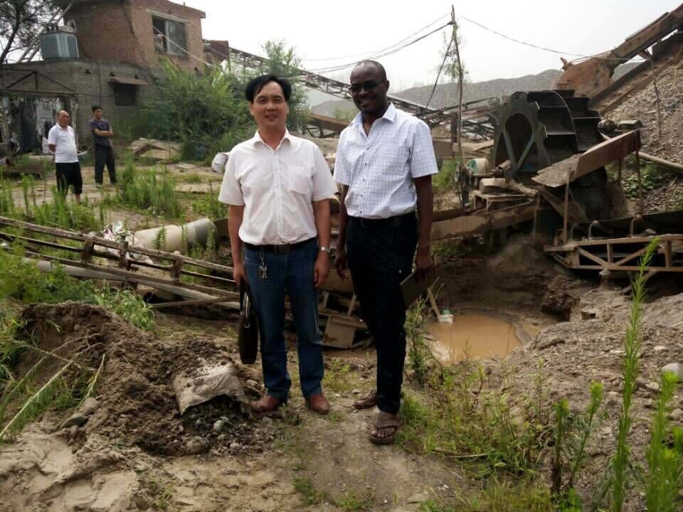 細砂回收系統工作現場