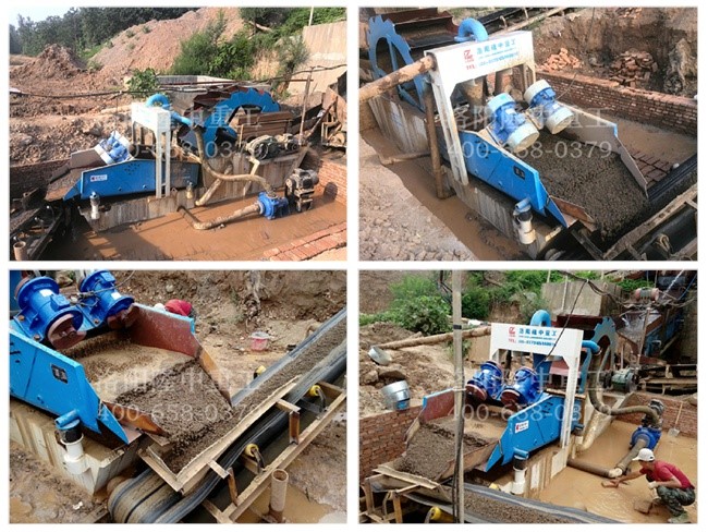 細沙回收機現(xiàn)場