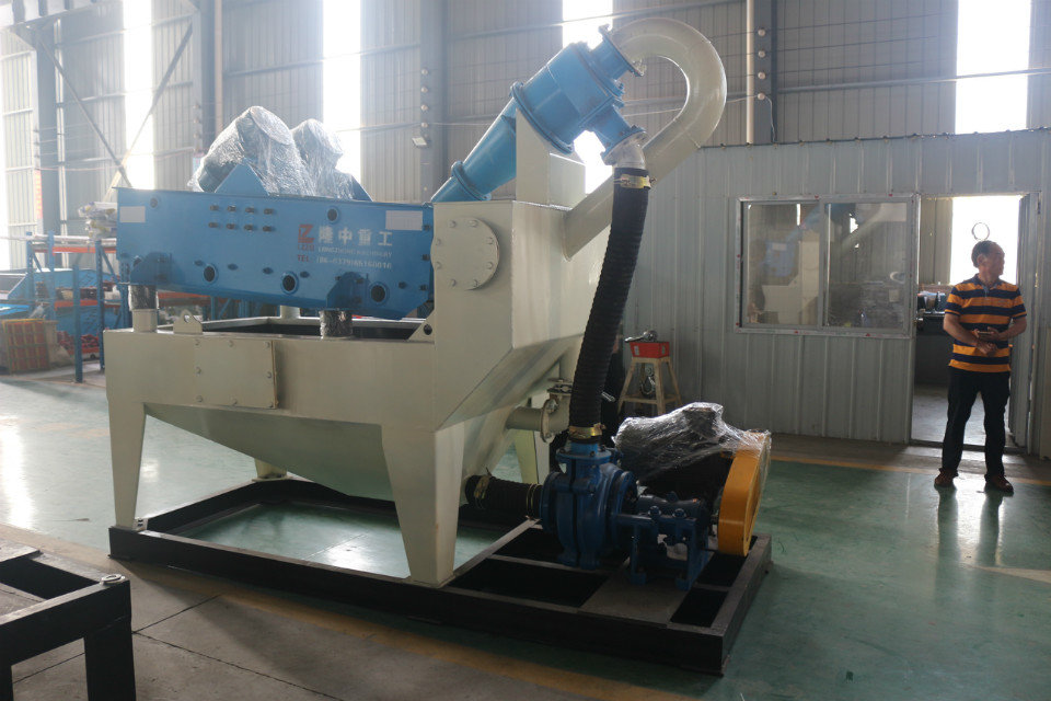 細砂回收機在石灰石生產線應用案例，隆中重工廠家帶大家詳細了解