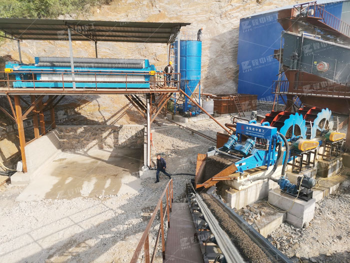 機(jī)制砂生產(chǎn)線配置一臺細(xì)沙回收機(jī)利潤更可觀