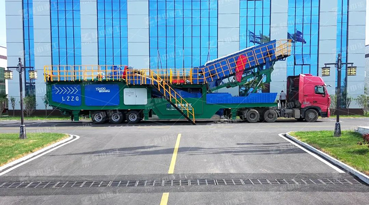 新結構、新配置、新性能，隆中YD系列移動洗沙站