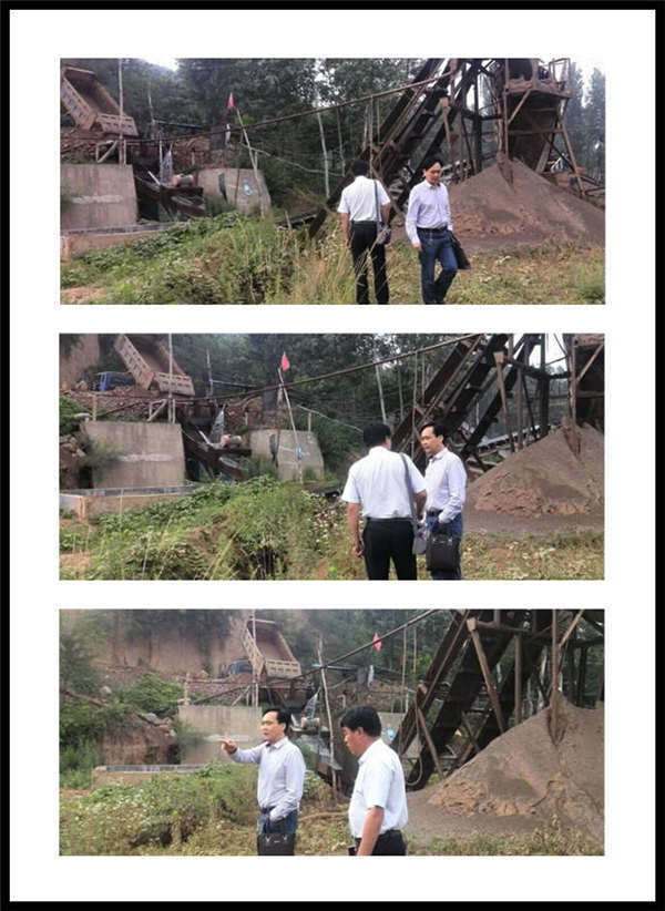 白經(jīng)理來(lái)到靈寶沙場(chǎng)的工作現(xiàn)場(chǎng)