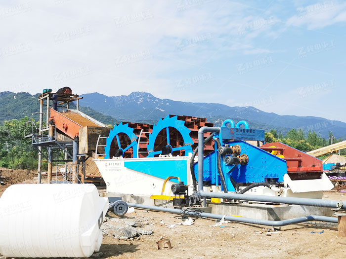 洗沙機型號種類有哪些？時產150噸的水洗砂設備多少錢